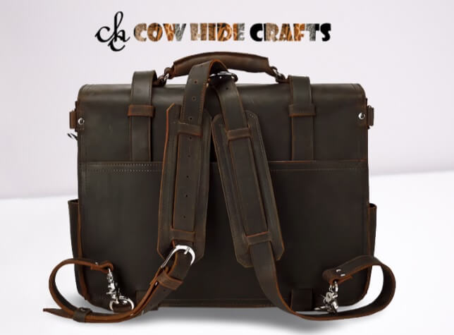 Convertible satchel backpack