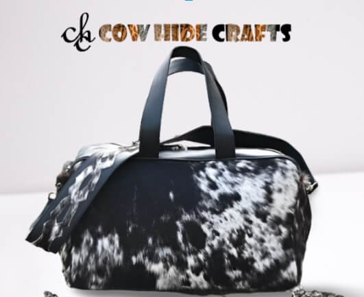 cowhide leather baby travel bags for parents