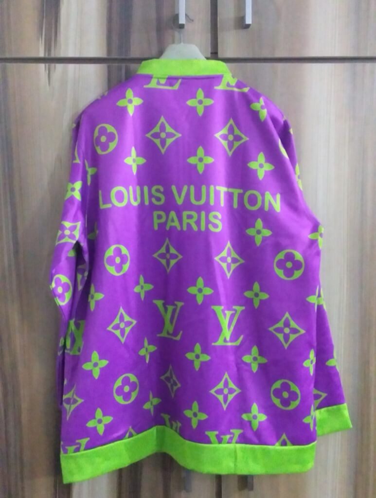Designer prints on demand velvet jacket for men and women