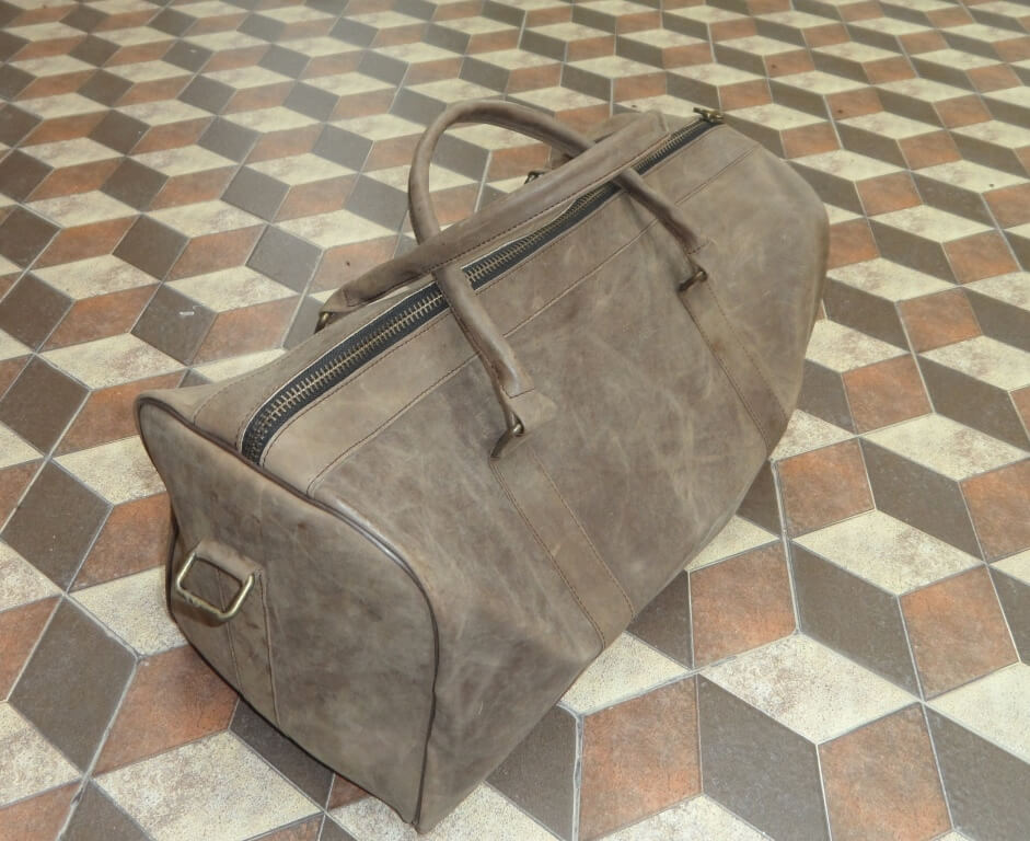 Diesel leather duffle bag vintage style 