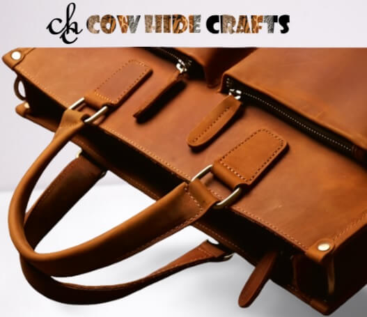 Distress messenger bag dual top handles