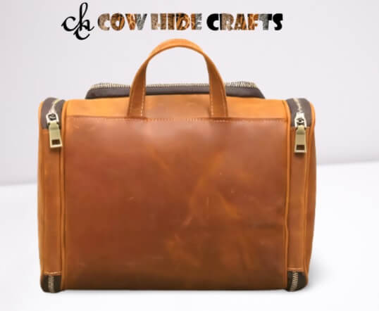 Durable travel dopp kit sturdy top handle
