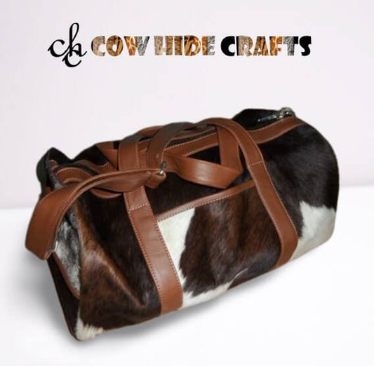Cowhide Overnight Duffle Bag image 0