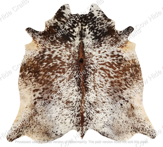 Brown Pepper Cowhide Rug image 0