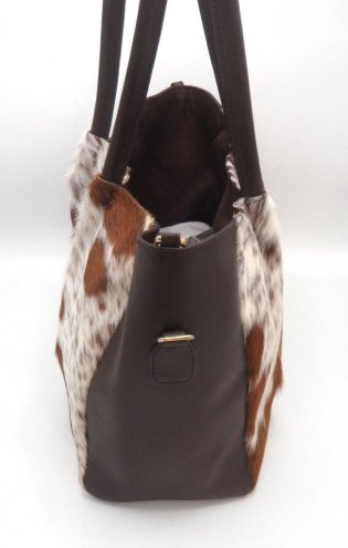 formal cowhide handbag