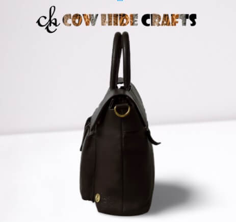 Formal leather messenger bag shoulder strap