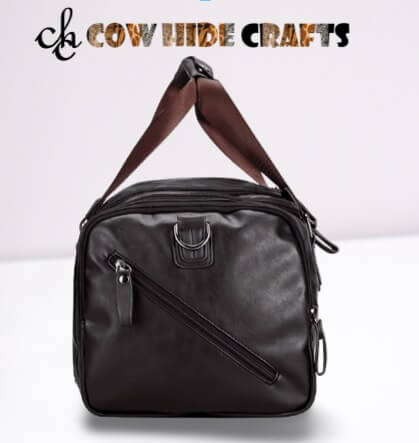 large leather organizer travel duffle 