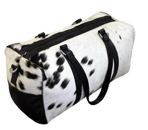 Leather Camping Cowhide Duffle Bag