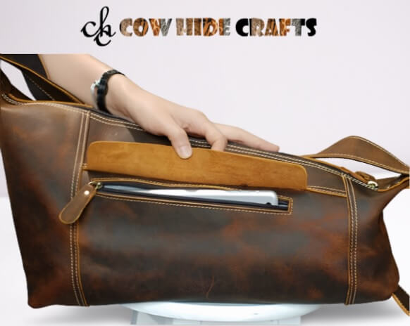 leather chest bag rucksack style