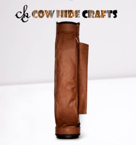 Leather golf bag premium handcrafted