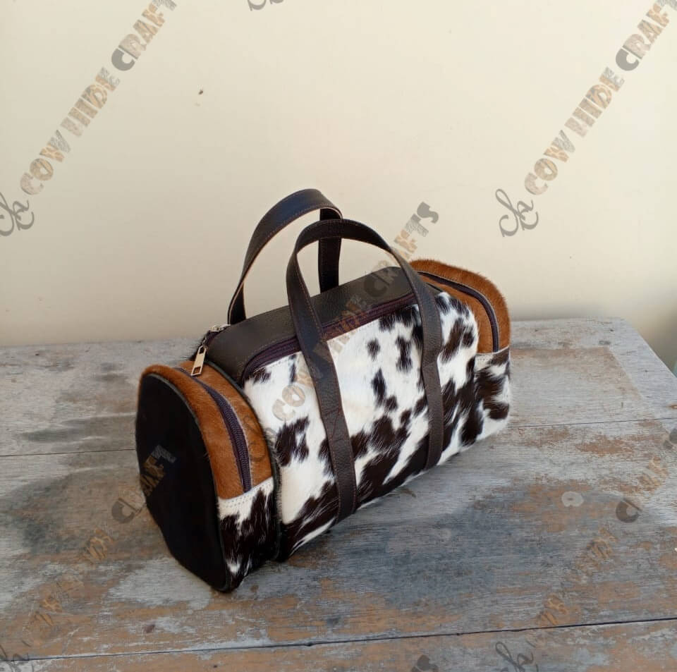 Leather Mini Duffle Bag