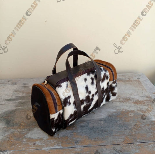 Leather Mini Duffle Bag