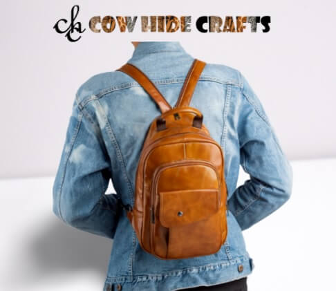 mini leather rucksack small backpack