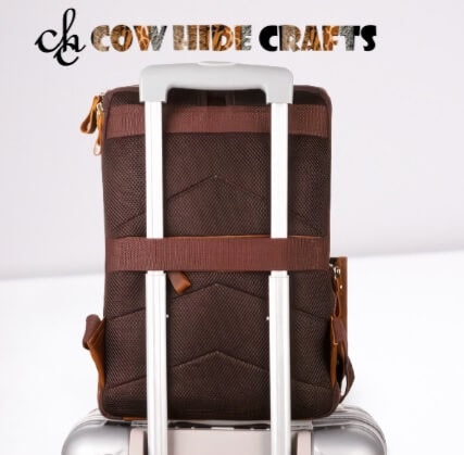 Office leather backpack suitcase trolley sleeve