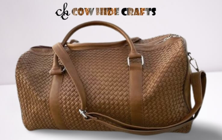 Quilted Leather Duffle Bag 