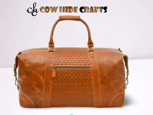 quilted leather duffle bag 