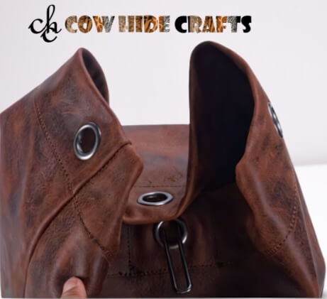 retro classic leather barrel bag