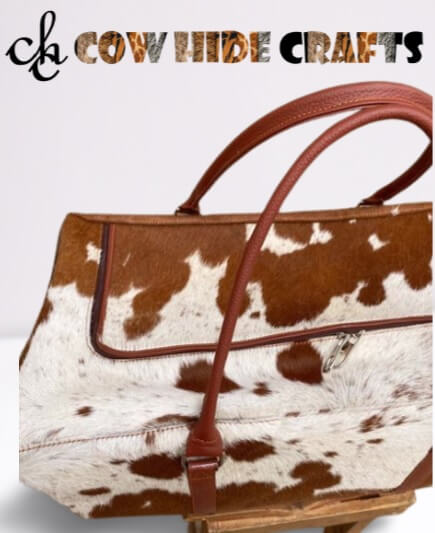 Rodeo cowhide weekender bag