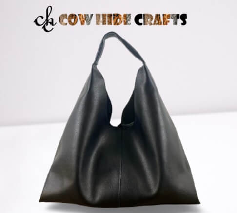 Slouchy leather tote bag 