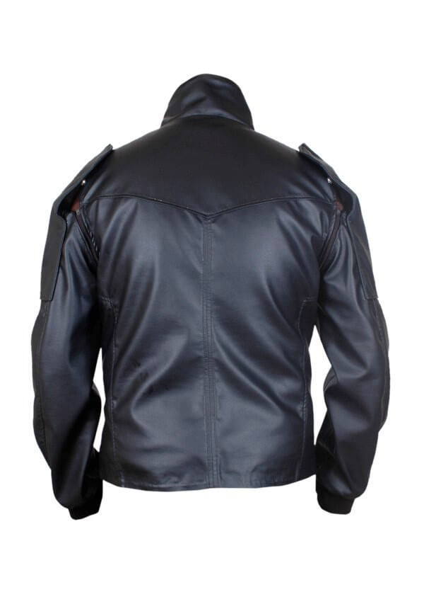 Warrior leather jacket styled for bold statement look