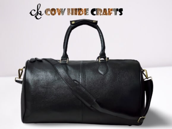 weekend travel leather bag