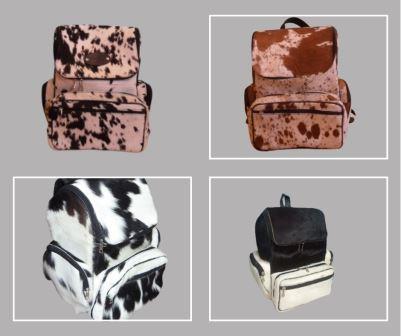 Wholesale cowhide camping backpack bulk set 4