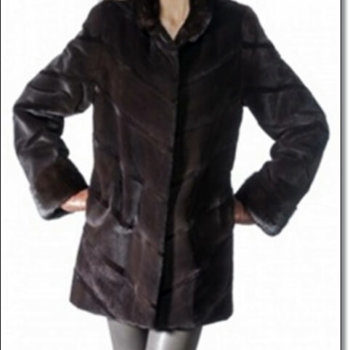 Mink fur coat