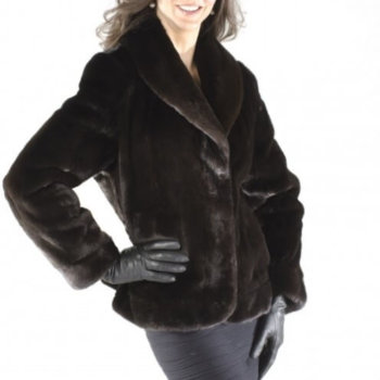Women mink coat