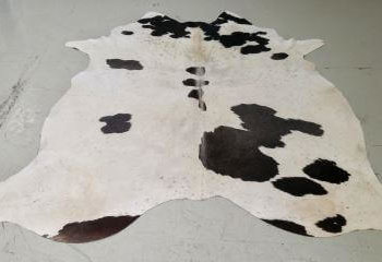 Black & White Cowhide rug