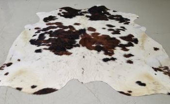 Tri Color Cowhide rug