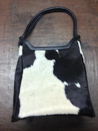 Cowhide Leather Bucket Purse From Cow Hide Crafts