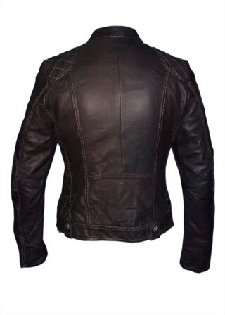Custom made leather jacket