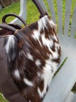 Real Cowhide Purse