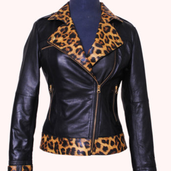 Cheetah Print Leather Jackets.