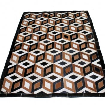 Cube Style Patchwork Rug