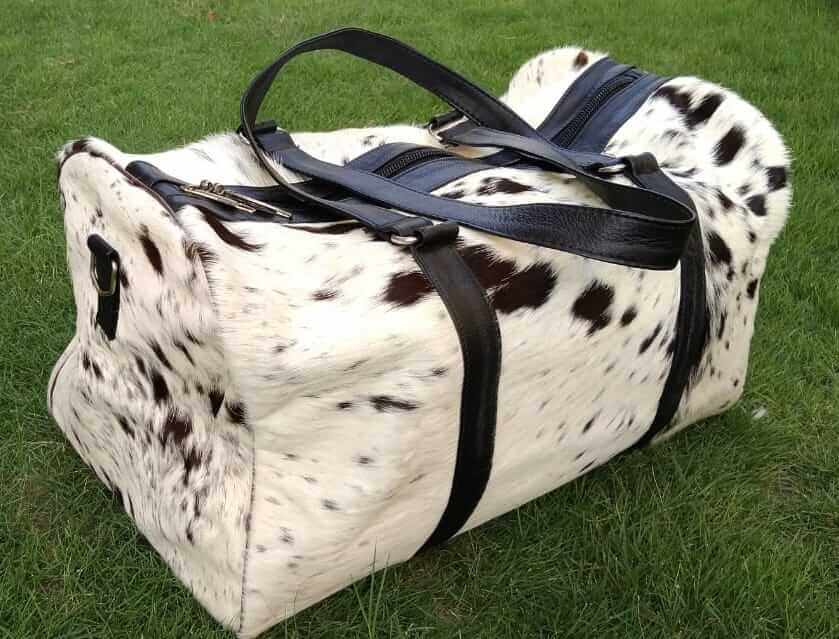 Black And White Duffle Bag