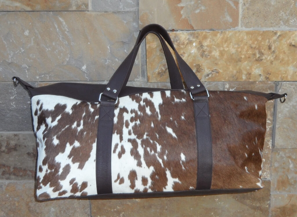 Natural Cowhide Duffle Bag