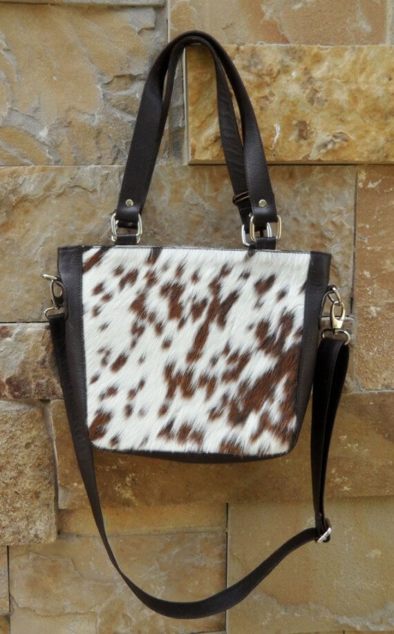 Leather cowhide handbags