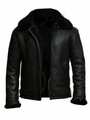 Leather jackets with fur lining