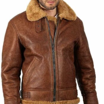 Brown Jacket With Fur Collar