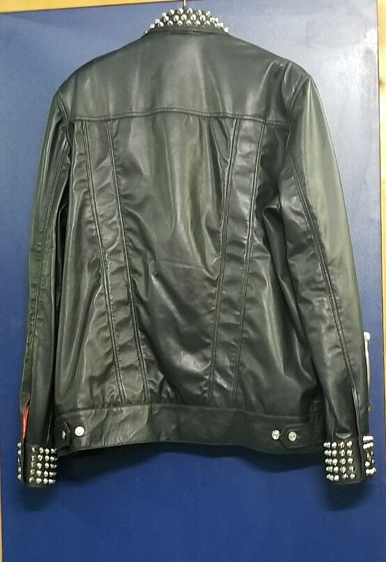 Leather coat for men