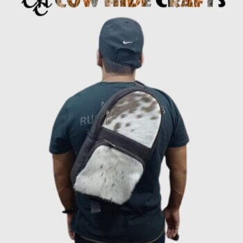 Crossbody Cowhide Backpack
