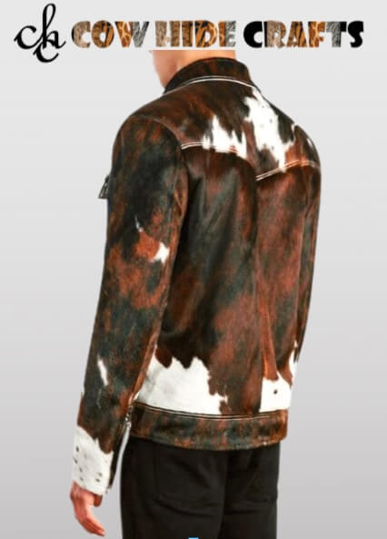 Cowhide Varsity unisex jacket.