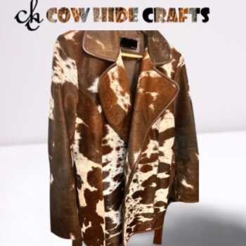 Cowhide Long Coat