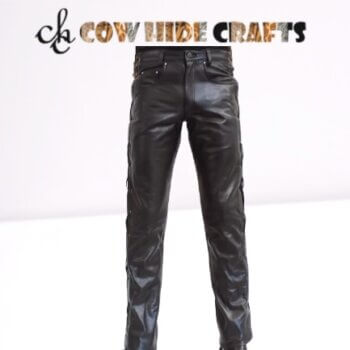Lace Up Leather Pant